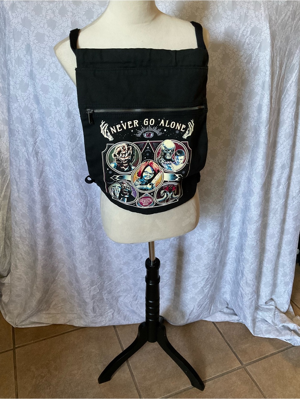 Universal Studios “Never Go Alone” Horror Nights Backpack